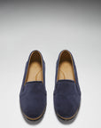 Women's Continental Espadrilles, navy blue suede