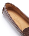 Women's Penny Driving Loafers, brown leather