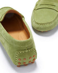 Women's Penny Driving Loafers, olive green
