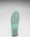 Women's Tasselled Driving Loafers, aqua suede