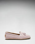 Women's Tasselled Espadrilles, powder pink suede