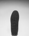 Women's Tasselled Driving Loafers, black suede