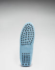Women's Tasselled Driving Loafers, blue embossed suede