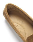 Women's Tasselled Driving Loafers, tobacco suede