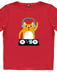 Womens DJ Cat Graphic T Shirt