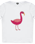 Womens Flamingo Cotton T Shirt