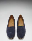 Women's Chukka Espadrilles, navy blue suede