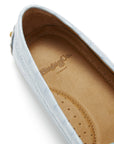 Women's Penny Driving Loafers, powder blue print patent leather
