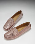Women's Penny Driving Loafers, rose gold patent leather