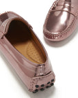 Women's Penny Driving Loafers, rose gold patent leather