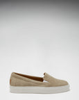 Women's Slip-On Sneakers, taupe suede