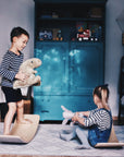 Wooden Balance Board With Grey Felt