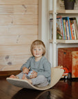 Wooden Balance Board With Grey Felt