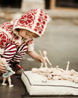 Wooden Beech Doll with Dress by Wooden Story - Eco-Friendly & Imaginative Play Toy by Wooden Story at www.brixbailey.com