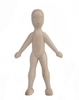 Wooden Beech Doll with Soft Dress