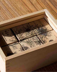 Wooden Nature Blocks with Bee Loving Plants
