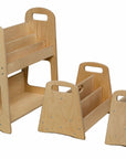 Wooden Bookshelf / Small-Medium-Large Size-1