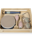 Wooden Musical Instruments Set 5 Piece Neutral Orff