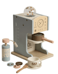 Wooden Coffee Maker Toy Set – Blue