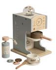 Wooden Coffee Maker Toy Set in Blue