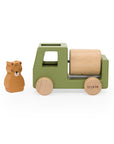 Wooden Construction Cars with Animals