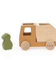 Wooden Construction Cars with Animal Friends