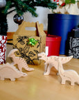 Wooden Dinosaur Set-4