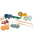 Wooden Fishing Game with Animal Friends