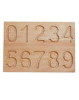 Wooden Montessori Number Learning Board