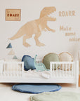 Wooden Poster - Be Roarr Kid