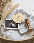 Wooden Pregnancy Milestone Disc Set