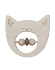 Wooden Cat Rattle & Teether by Wooden Story - Eco-Friendly, Safe, and Stimulating for Babies by Wooden Story at www.brixbailey.com