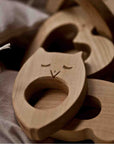 Wooden Penguin Baby Teether Natural Maple Toy