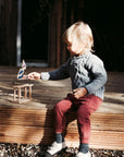 Wooden Acrobat Toy for Curious Little Hands