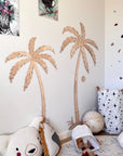 Wooden Wall Decor - Set of Two Palm Trees