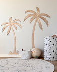 Wooden Wall Decor - Set of Two Palm Trees