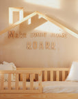 Wooden Wall Sign - Make Some Noise ROARR