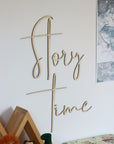 Wooden Wall Sign - Story Time