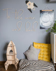 Wooden Wall Sign - To The Moon And Back