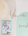 Wooden Wall Sign - You Are My Sunshine