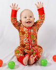 Buttery Soft Bamboo Zip-Onsie Sleeper with Fold Over Hands & Feet - Snuggle & Play by NIXX BABY at brixbailey.com