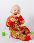 Buttery Soft Bamboo Zip-Onsie Sleeper with Fold-Over Hands & Feet - Snuggle & Play by NIXX BABY at brixbailey.com