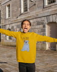 Furry Road Cool: Bulldog Power Kid’s Sweatshirt for Playtime Warriors!