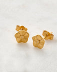 Forget-Me-Not Tiny Gold Vermeil Stud Earrings