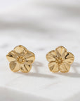 Forget-Me-Not Gold Vermeil Silver Studs