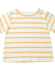 Yellow Breton Stripe Summer T-Shirt