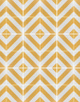 Luxury yellow stripe porcelain tile, durable indoor-outdoor chevron tile, premium anti-slip porcelain flooring by Maria Starling Design at brixbailey.com