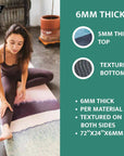 Lava Park Yoga Mat – Non-Slip, Cushioned, and Stylish for Studio, Home & Outdoor Practice-3