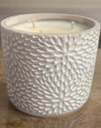 Luxury cement container candles, minimalist modern elegance, Vintage Bookshop, Zen, Enchanted Forest, Rock Salt Amber, vegan eco-friendly by Ralph's Orchard at brixbailey.com