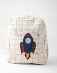 Chandrayaan Personalised School Bag, Hand-Embroidered